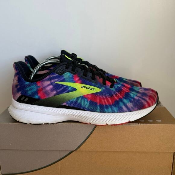 Brooks Launch 8 Rock N Roll Tie Dye Women Running Sneakers- SZ 9 - Picture 4 of 16